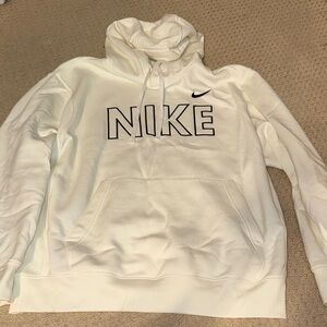 Nike Men's Cream Hoodie